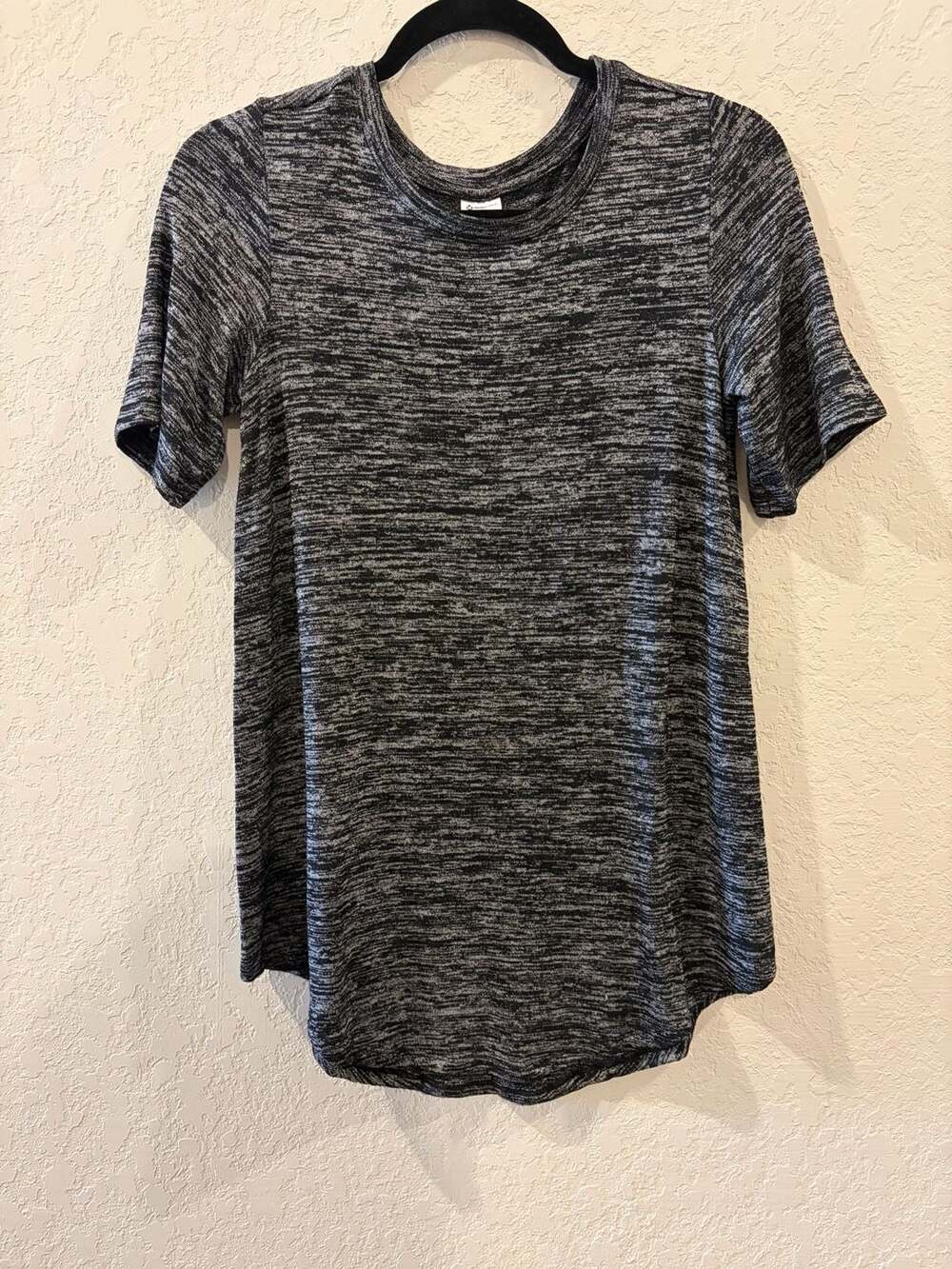 Member's Mark Luxe Tee Charcoal Heather Short Sleeve T-Shirt